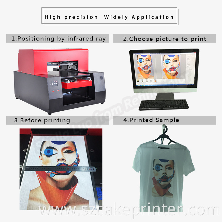 T-Shirt Black Color Printing Machine